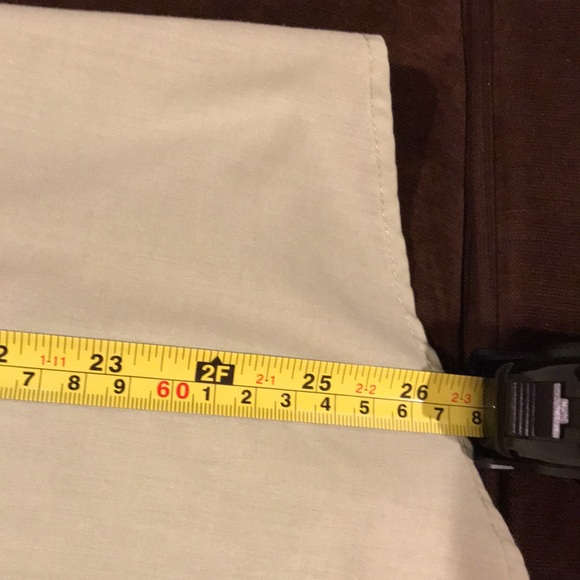 Las Olas Button Down Long Sleeve Collard Dimond Shape Green Shirt Size Small - Picture 7 of 8